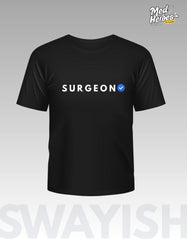 Unisex Swayish Med Heroes Surgeon Ed. - Black T-Shirt