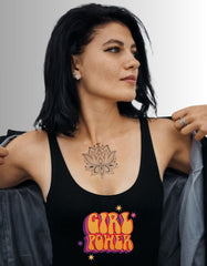 Women's Tank Crop Top Girl Power
