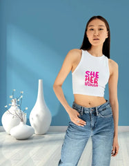 Tank Crop Top She Her