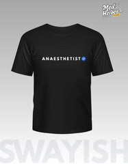 Unisex Swayish Med Heroes Anaesthetist Ed. - Black T-Shirt