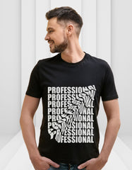 Men's T-Shirt Black Professional Graphic